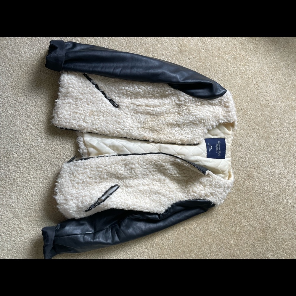 Sherpa and Leather jacket
